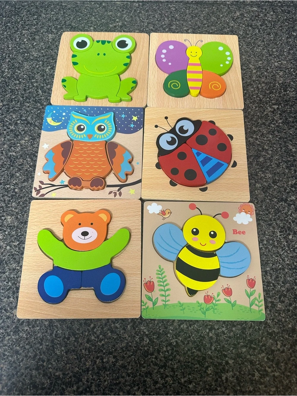 Wooden Toddler Puzzle Set